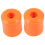 2Pcs Orange Vertical Rubber Snowboard Rack Wall Mount for Home Storage 10
