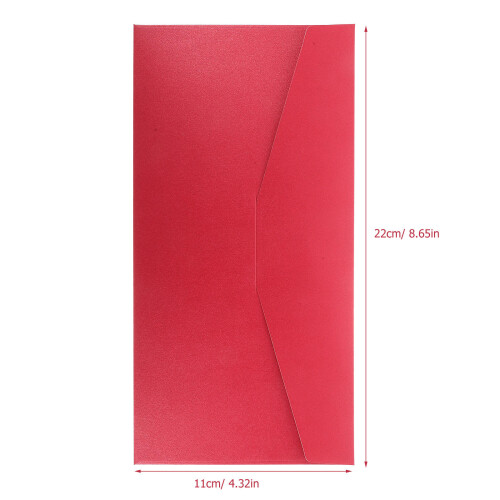 25Pcs Red Paper Envelopes Decorative Card Wedding Invitation Envelopes 1