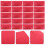 25Pcs Red Paper Envelopes Decorative Card Wedding Invitation Envelopes 5