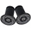 2Pièces Accessoires Embouts De Guidon Noir En Aluminium 9