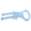 Sky-Blue Mop Handle Replacement Plastic Iron Pull Handle 6