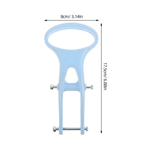 Sky-Blue Mop Handle Replacement Plastic Iron Pull Handle 1