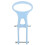 Sky-Blue Mop Handle Replacement Plastic Iron Pull Handle 4