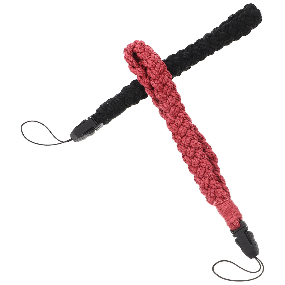 2Pcs Cotton Phone Wrist Ropes Durable Decorative Phone Lanyards 3072513962875