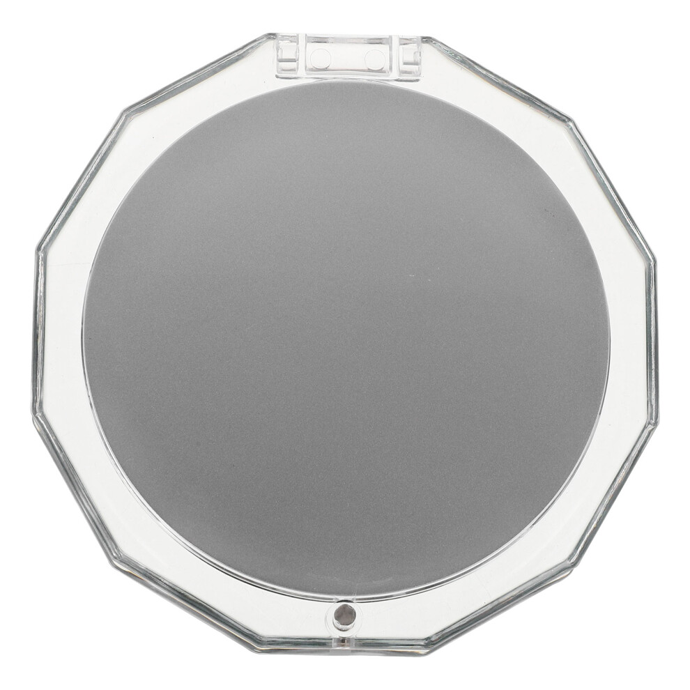 Happyyami Lightweight Silver Compact Mirror Foldable Portable For Women