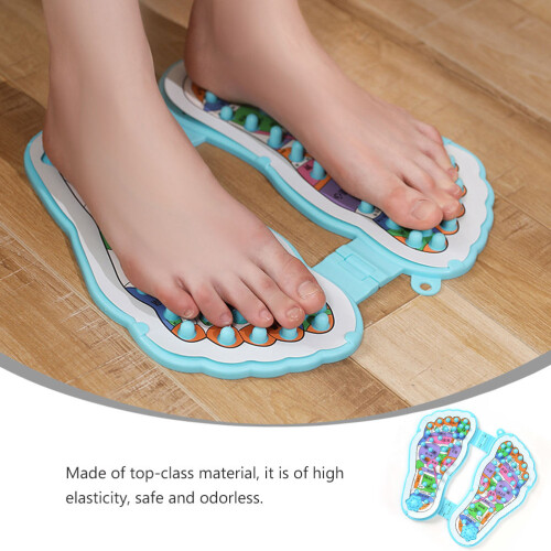 Blue ABS Foot Massage Mat for Relaxation and Blood Circulation 2