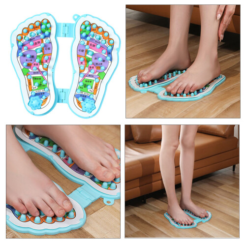 Blue ABS Foot Massage Mat for Relaxation and Blood Circulation 1