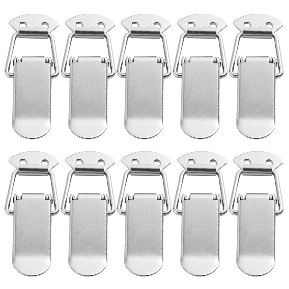 20Pcs Silver Spring Loaded Toggle Latches Durable Stainless For Chests 013714284819