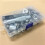 100Set Silver Colorful Grommets Kit with 3-Piece Tools for Clothes 3