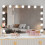 Soft Glow LED Vanity Mirror - Elegant Lighted Makeup Mirror for Vanity Desk 9