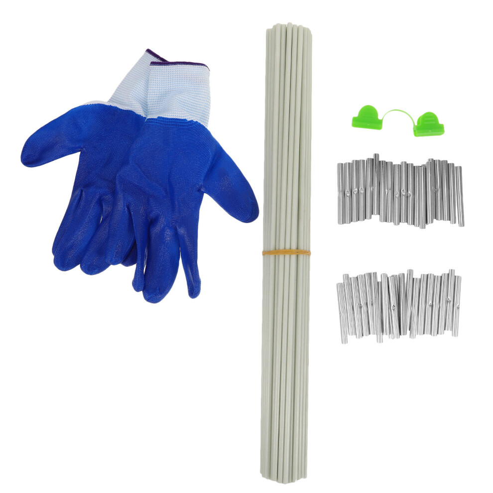 1set Garden For Bendable Poles And Diy Grow Tunnels 9x3x1in-image-OPC-PJX7GGM-NEW