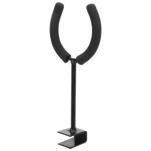 Iron Wall-Mounted Cucurbit Flute Holder Black for Safe Display