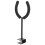 Iron Wall-Mounted Cucurbit Flute Holder Black for Safe Display 1