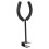 Iron Wall-Mounted Cucurbit Flute Holder Black for Safe Display 7