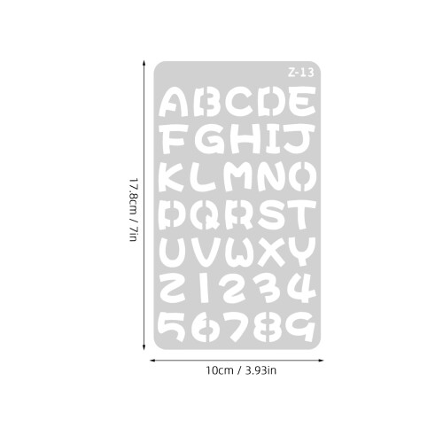 20 Sheets Stencil Small Stencils For Crafts Reusable Letter Template 1
