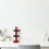2Pcs Iron Fire Extinguisher Bracket Red Wall Mount Holder Easy Install 2
