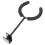 Iron Wall-Mounted Cucurbit Flute Holder Black for Safe Display 6