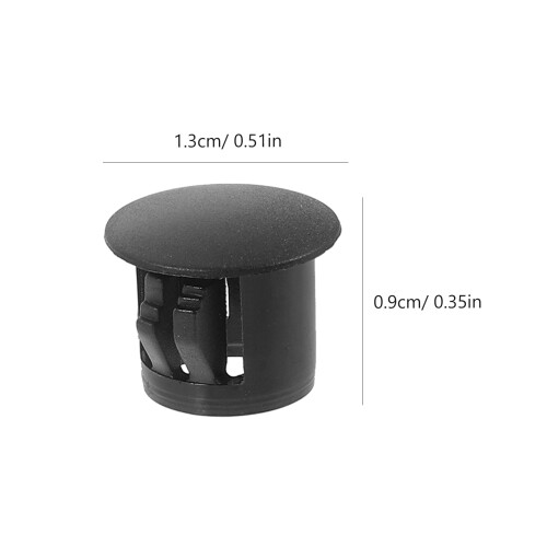 20Pz Tappi Neri Per Di Riutilizzabili Decorativi 1