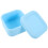 Blue Multi-Function Silicone Lunch Box Durable Portable Meal Box 1