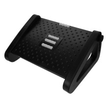 1pcs Black Plastic Step Footstool For Office And Bathroom Use