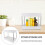 Worgeous Spice Bottle Rack White Pp 1 Kitchen And Bathroom 9