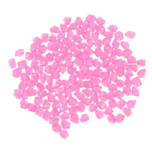 300Pcs Rosy Resin Fish Tank Stone Decor for Aquarium Landscaping