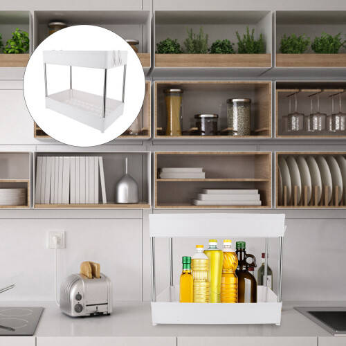 Worgeous Spice Bottle Rack White Pp 1 Kitchen And Bathroom 1