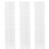 Drawer Dividers White Plastic 8pcs 12.7*2.7in 1