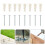 20Ensembles Chevilles Plastique Blances Durables Pour Fixation Maison 3
