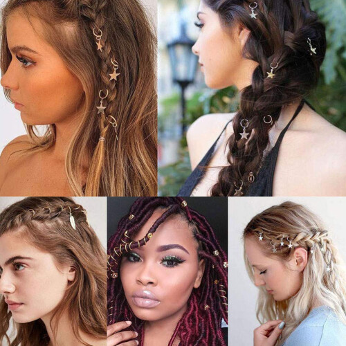 32Pcs Durable Dreadlocks Hair Buckle Crochet Tools Assorted Colors 2