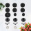 18 Pcs Practice Drum Pad Tuner 9 Wool Pads Cymbals Felt 7