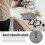 1Pc Black Aluminum Thermal Guide Plate with Handle for Kitchen Use 9