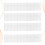 Drawer Dividers White Plastic 8pcs 12.7*2.7in 4