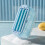 Foaming Soap Container with Brush Sky-Blue for Kitchen Use 9