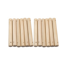25Stk Beige Holzstäbe Rundholz Stäbe Aus Bambus Für Basteln Und Heim