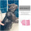 Adjustable Pink Cat Grooming Mesh Bag Breathable Polyester Bath 11