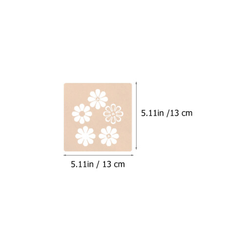 7 Pcs Drawing Craft Stencils Templates Flowers Decorative Painting 1