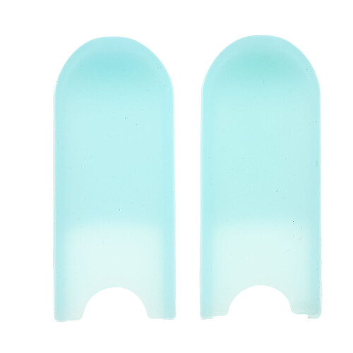 2Pcs Sky-Blue Silicone Saxophone Thumb Rest Covers Finger Protectors