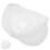 3Pcs Comfortable White Chef Hats Work Caps for Kitchen Staff 9