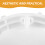 Versatile PP Ball Mold for Concrete Roman Column and Pathway Decor 6