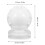 Versatile PP Ball Mold for Concrete Roman Column and Pathway Decor 2