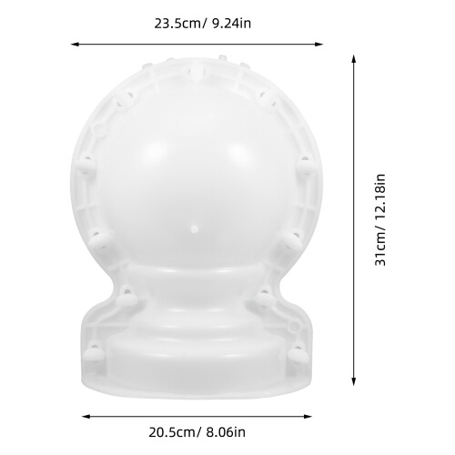 Versatile PP Ball Mold for Concrete Roman Column and Pathway Decor 1