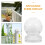 Versatile PP Ball Mold for Concrete Roman Column and Pathway Decor 7
