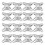 24 Pcs Table Leg Brackets Wall Shelf Corner Code Zinc Alloy 10