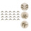 100Pcs Box Corner Protectors Vintage Tissue Box Guard Decoration 4