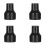 4Pcs Black Mushroom Makeup Sponge Durable Washable Powder Puff 9