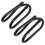 2Sets Wall Mounted Black Iron Flute Hook Organizer for Easy Access 6
