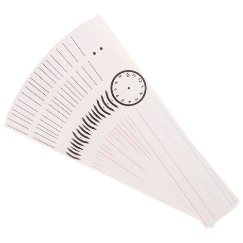 School White Lined Sentence Strips Voor Kinderonderwijs 2