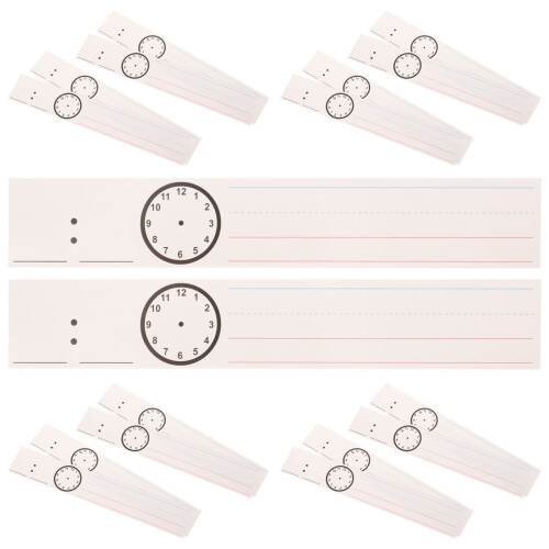 School White Lined Sentence Strips Voor Kinderonderwijs