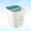 White Plastic Trash Can for Home Use Thick Durable Garbage Box 7